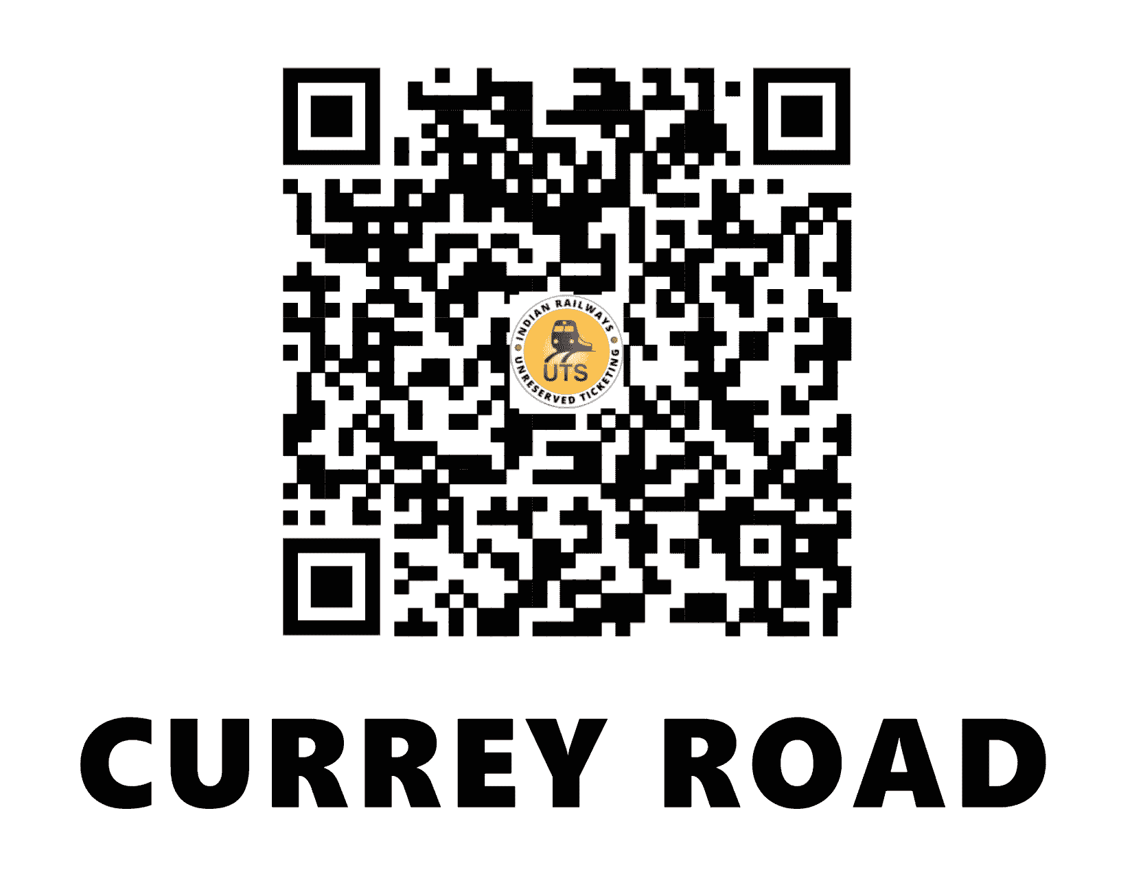 UTS QR Code for Currey Road - CRD
